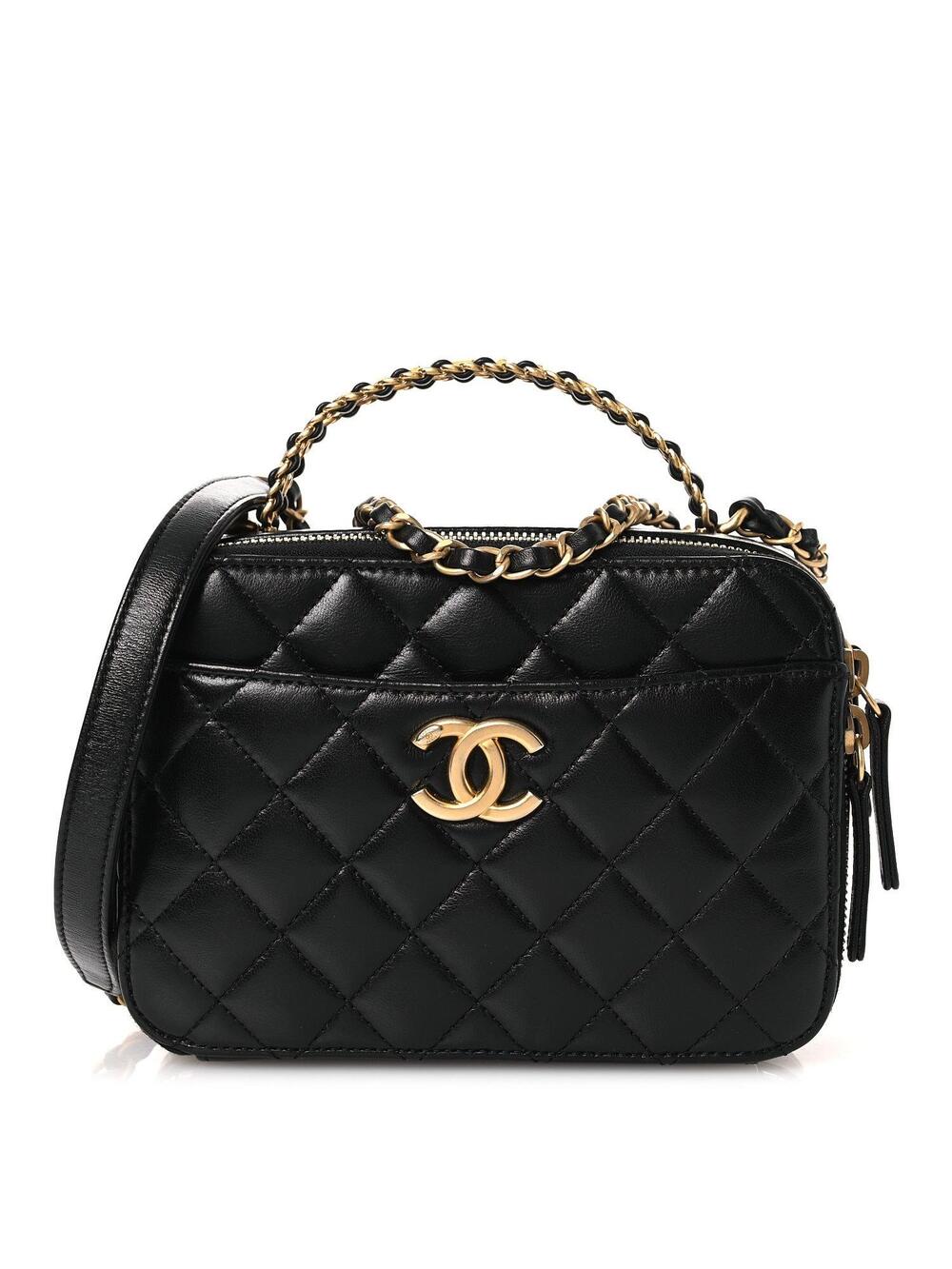 Chanel Shiny Calfskin Quilted Small #300002C49B